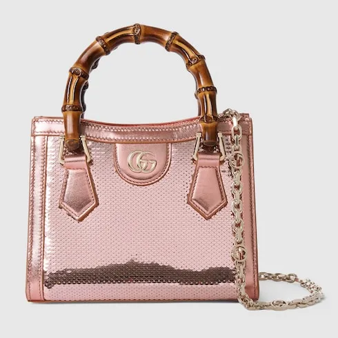 Diana Embroidered Small Tote Bag
