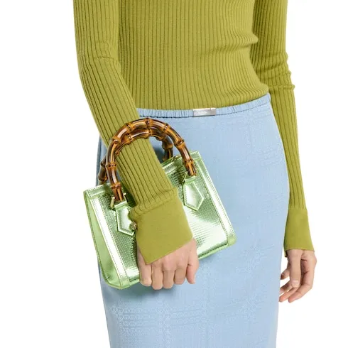 Diana Embroidered Small Tote Bag