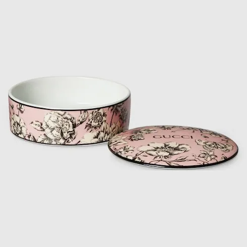 Flora Sketch Print Round Box