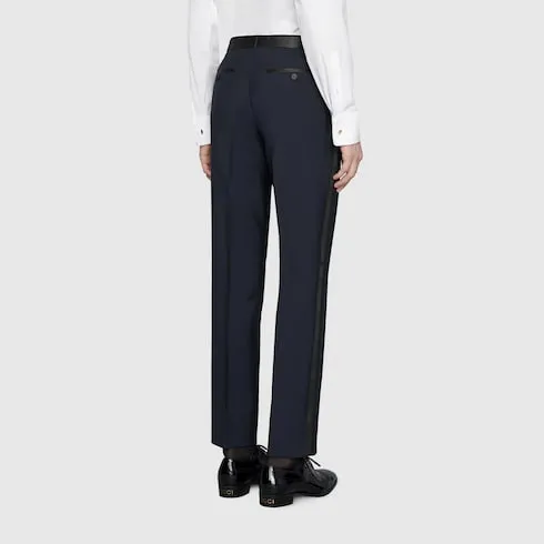 Fitted Mohair Wool Tuxedo