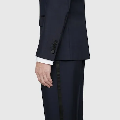 Fitted Mohair Wool Tuxedo