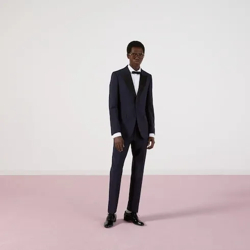 Fitted Mohair Wool Tuxedo