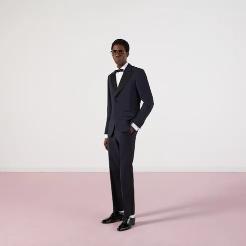 Fitted Mohair Wool Tuxedo