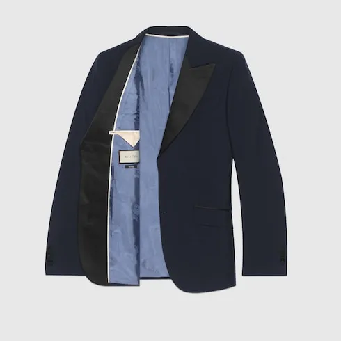 Fitted Mohair Wool Tuxedo