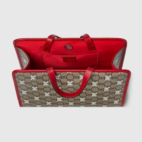 Children's Printed Gg Tote Bag