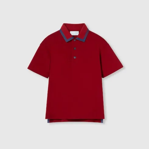 Children's Printed Cotton Polo Shirt