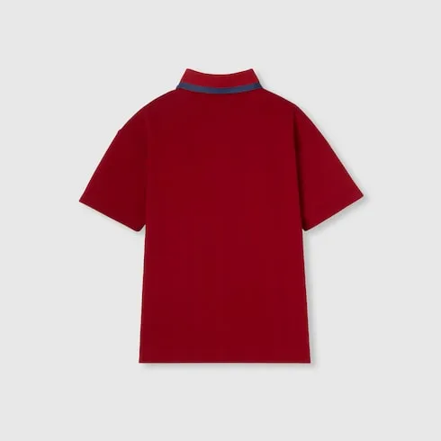 Children's Printed Cotton Polo Shirt
