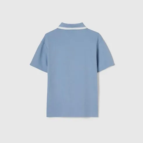 Children's Printed Cotton Polo Shirt