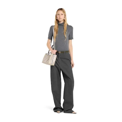 Gg Emblem Medium Tote Bag