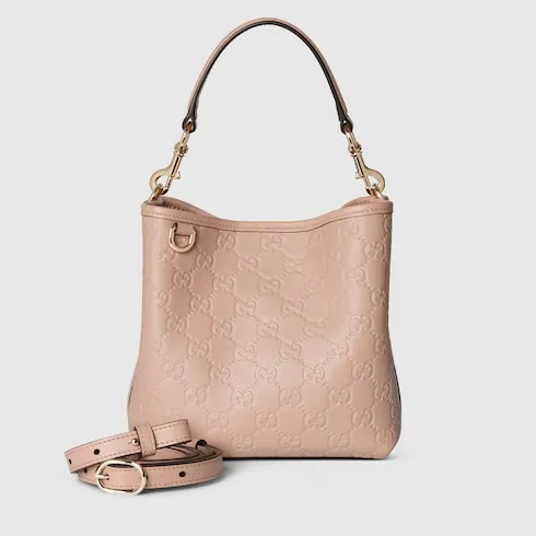 Gg Emblem Small Bucket Bag