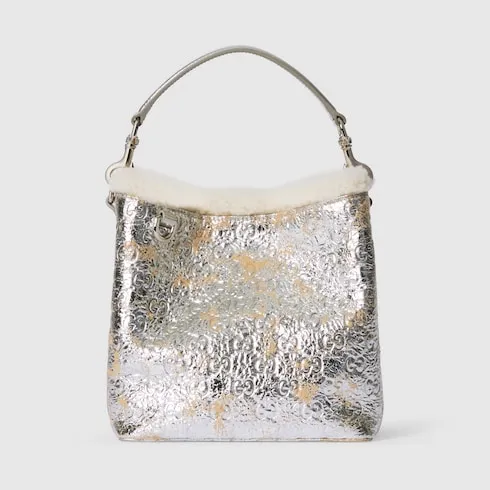 Gg Emblem Small Bucket Bag