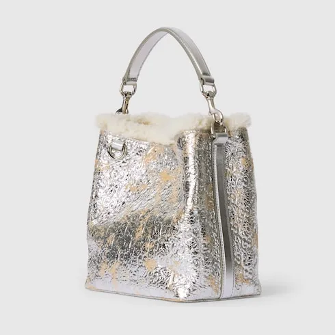 Gg Emblem Small Bucket Bag