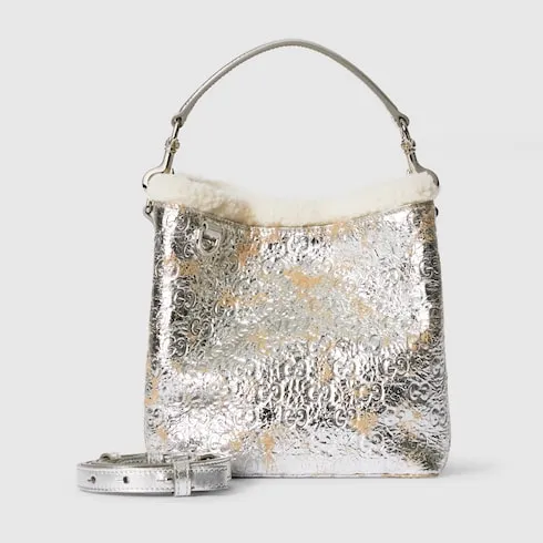 Gg Emblem Small Bucket Bag