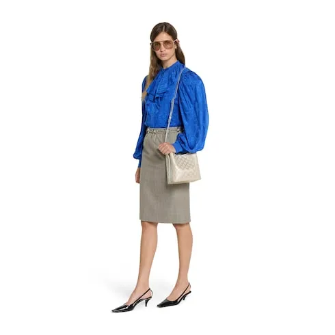 Gg Emblem Small Bucket Bag