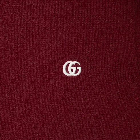 Wool Cashmere Cardigan With Embroidery