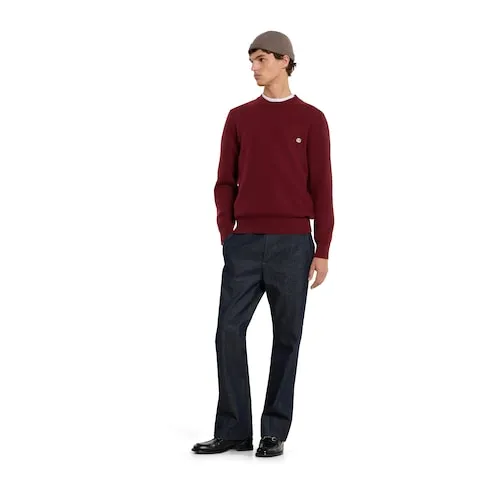 Wool Cashmere Jumper With Embroidery