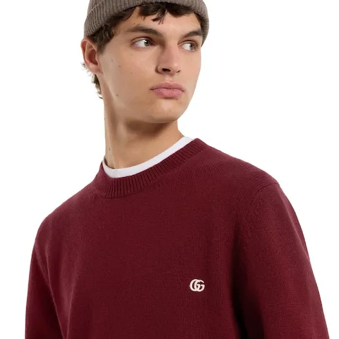 Wool Cashmere Jumper With Embroidery