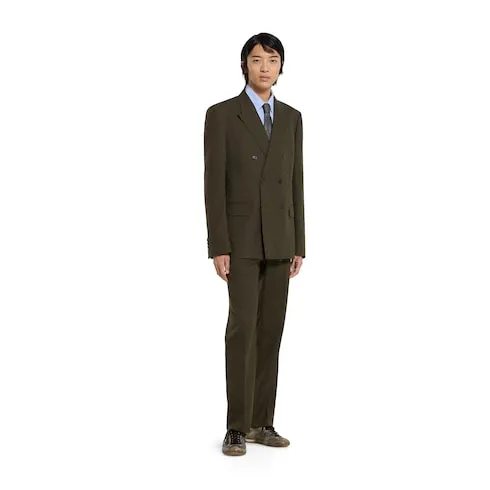 Gg Wool Jacquard Suit
