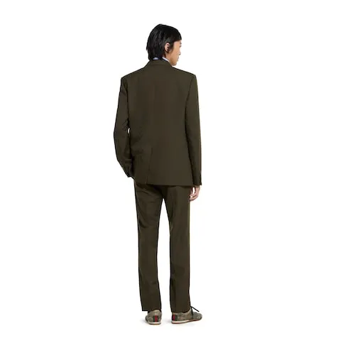 Gg Wool Jacquard Suit