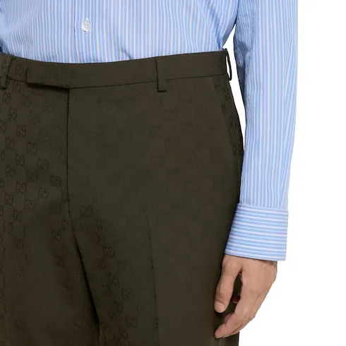 Gg Wool Jacquard Suit