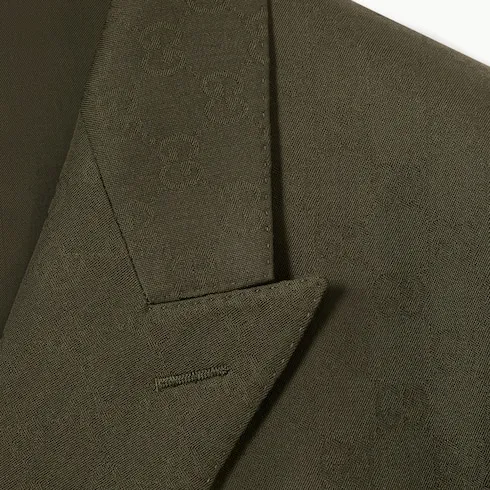 Gg Wool Jacquard Suit