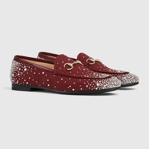 Gg Crystal Gucci Jordaan Loafer
