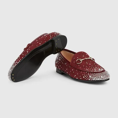 Gg Crystal Gucci Jordaan Loafer