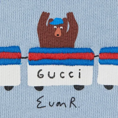 Baby Cotton Sweatshirt With Print