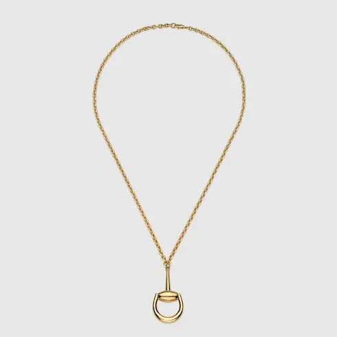 Horsebit 18K Long Chain Necklace