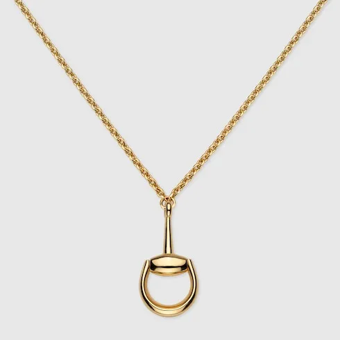 Horsebit 18K Long Chain Necklace