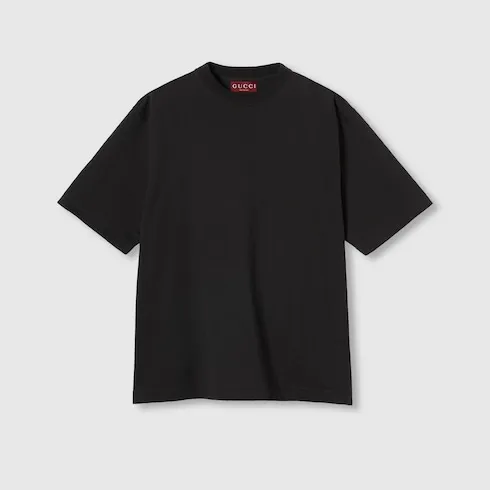 Cotton Jersey T-Shirt With Embroidery