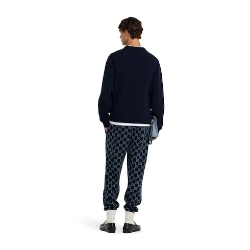 Knit Wool Jumper With Intarsia