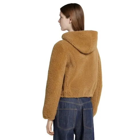 Reversible Shearling Bomber Jacket