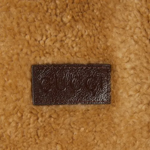 Reversible Shearling Bomber Jacket