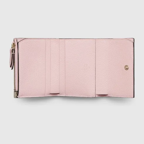 Bi-Colour Gg Marmont Mini Wallet