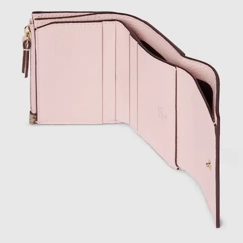 Bi-Colour Gg Marmont Mini Wallet