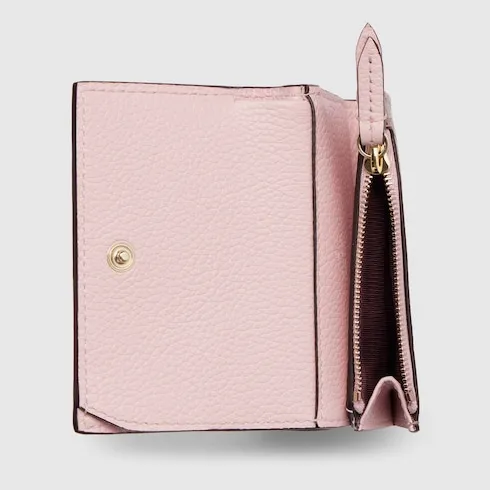 Bi-Colour Gg Marmont Mini Wallet