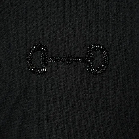 Cotton Jersey Sweatshirt With Embroidery
