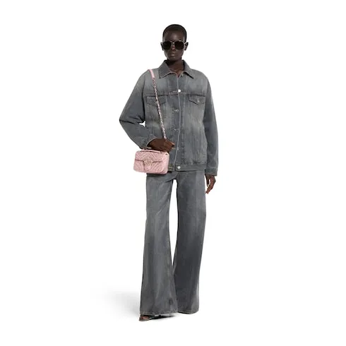 Gg Marmont Crystals Small Shoulder Bag