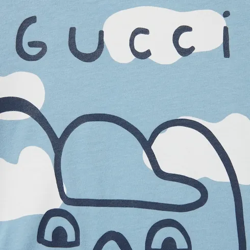 Baby Cotton T-Shirt With Print
