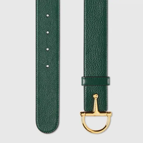 Belt With Half-Horsebit Buckle