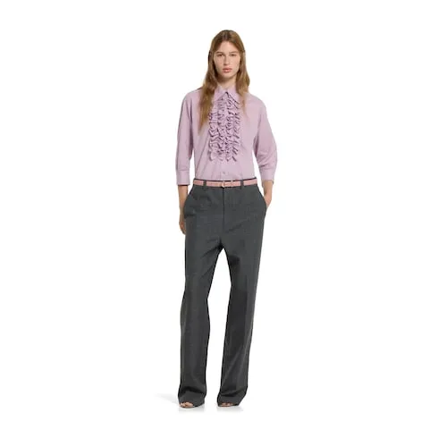 Thin Belt With Half-Horsebit Buckle