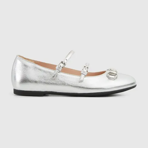 Children's Ballet Flat With Horsebit