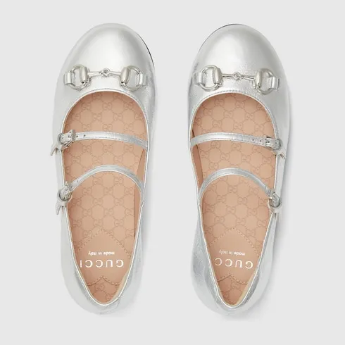 Children's Ballet Flat With Horsebit