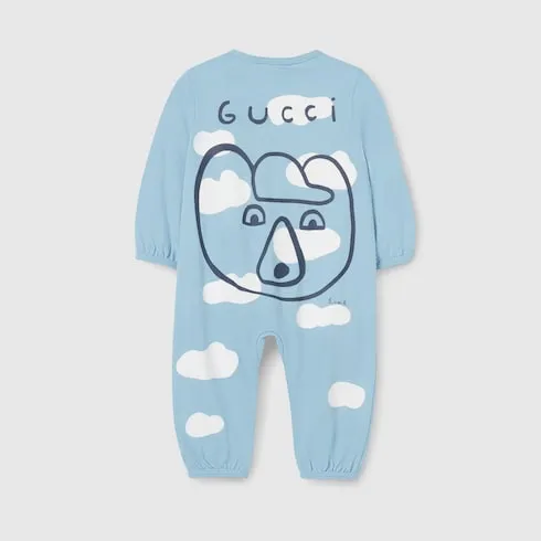Baby Cotton One-Piece With Print