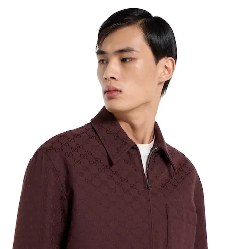 Gg Canvas Zip Jacket