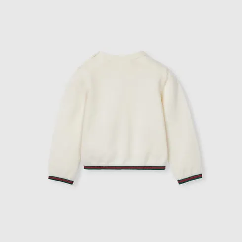 Baby Wool Sweater With Web