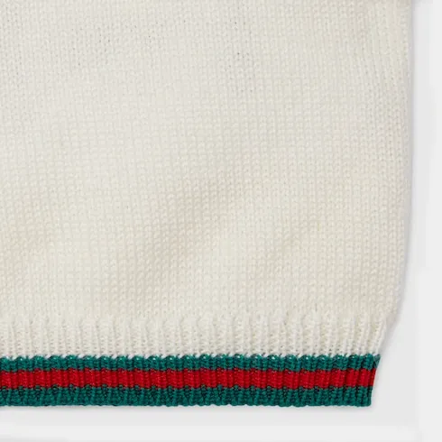 Baby Wool Sweater With Web