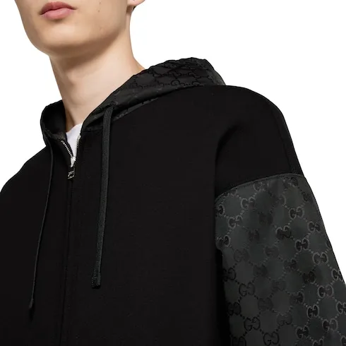 Jersey Wool Zip Jacket