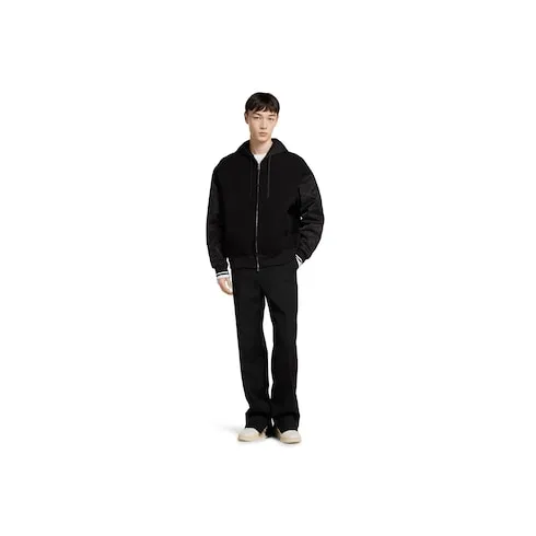 Jersey Wool Zip Jacket